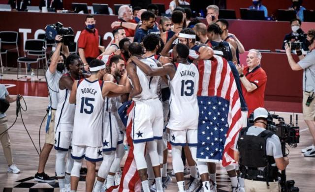 比分-美国男篮拿到最艰难的金牌 波波维奇：如释重负